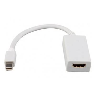 Adaptateur  alu mini DisplayPort 1.2 mâle vers HDMI femelle - 0.1m