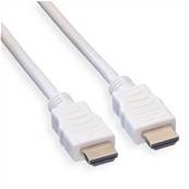 Câble HDMI High Speed avec Ethernet -blanc - 3 m