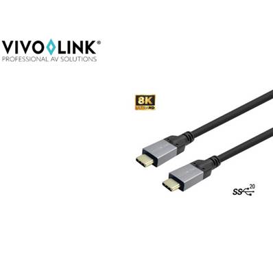 Vivolink - Cordon USB3.2 (20Gbps) type C/C M/M data Certified -5m