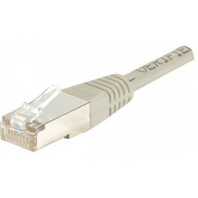 Cordon RJ45 cat.6 F/UTP 250 MHz gris 5m