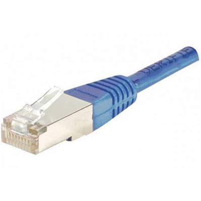 Cordon RJ45 cat.6 F/UTP 250 MHz bleu 1.5m