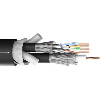 Câble composé : 1xHD/SDI1.2/4.8 + 1xcat.74x2xAWG23/7PVC noir Ø 19,5mm