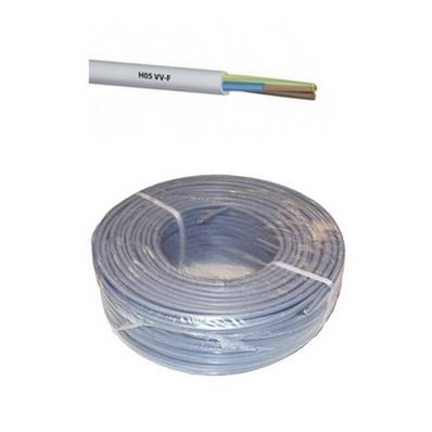 HO5VVF4G0.75 Câble souple 4G0.75mm² PVC gris Ø 6,6/8,3mm