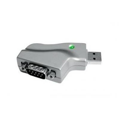 Adaptateur  coudé USB type A M vers SUBD9 M