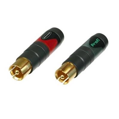 NF2C-B/2 Blister de 2 RCA Neutrik mâles (rouge et noire)