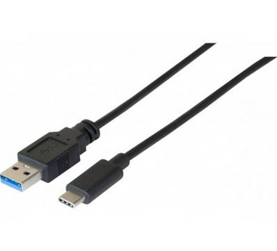 Cordon USB 3.1 Gen 1 (5 Gbps) Type A vers C mâle/mâle noir - 3m