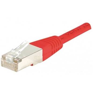 Cordon RJ45 cat.6 F/UTP 250 MHz rouge 25m