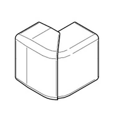 Angle extérieur 90° (+/- 5°) pour goulotte 90 x 55