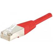 Cordon RJ45 cat.6 F/UTP 250 MHz rouge 50m