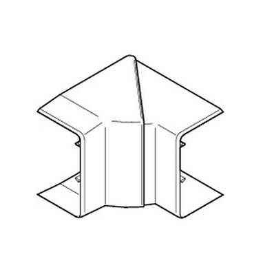 Angle intérieur 90° (+/- 5°) pour goulotte 130 x 55