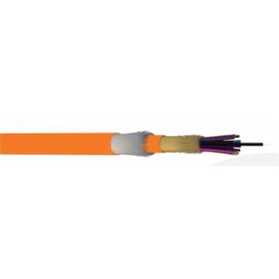 Câble 6 FO OS2 9/125 structure libre int/ext feu LSZH orange- Ø 11mm