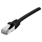 Cordon RJ45 cat.6a S/FTP 500 MHz LSOH snagless noir - 20m