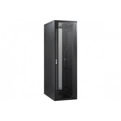 Baie serveur 19" 26U 800x1000 noire porte AV/AR perforée 101kg