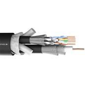Câble composé : 1xHD/SDI1.2/4.8 + 1xcat.74x2xAWG23/7PVC noir Ø 19,5mm