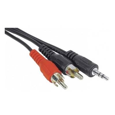 Cordon éco Jack 3.5mm stéréo vers 2 RCA M/M - 10m