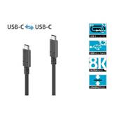 Cordon USB v3.2  20 Gbps USB-C /C  (Data et AV) - 1m