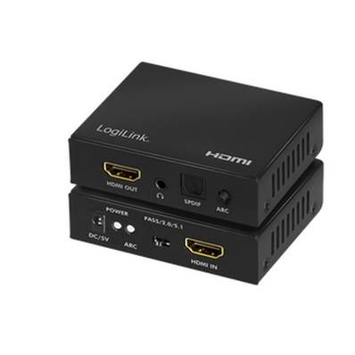 Extracteur audio HDMI, 2CH/5.1CH, SPDIF, 3.5mm, 4K/60 Hz, HDR, CEC