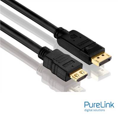 Cordon DisplayPort / HDMI souple - AWG28 -(1920x1200) -1.5m