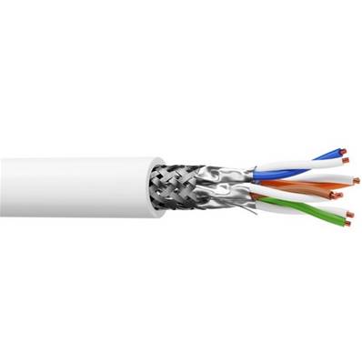 SF5004SHWC5 Câble catégorie 6a S/FTP 4 p LZSH AWG23 blanc