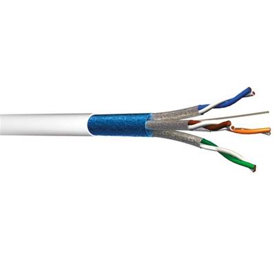 F5554SHW Câble rigide cat.6a 4P F/FTP 100 Ohms 555MHz LSZH blanc