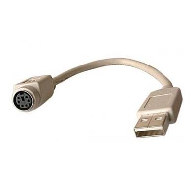 Adaptateur passif USB 2.0 type A M vers miniDin6 F - 0.2m