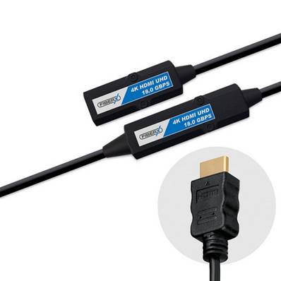 Jarretière optique FiberX HDMI 2.0 M/M -4K / UltraHD / 2160P-30m