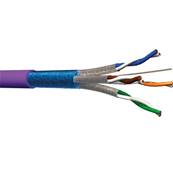 F5554SHC Câble rigide cat.6a 4P F/FTP 555MHz 10Gbits/sLSZH Cca violet