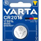 Pile lithium Varta CR2016 3V - blister de 1