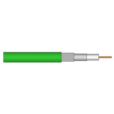 0.6/2.8 AF Câble coaxial DRAKA 75 Ohms HD60m FRNC vert Ø 4,50mm