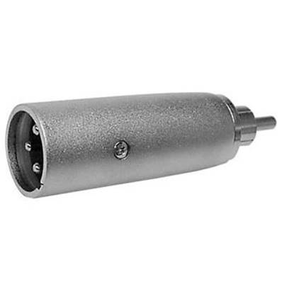 Adaptateur XLR 3 pts mâle/RCA mâle