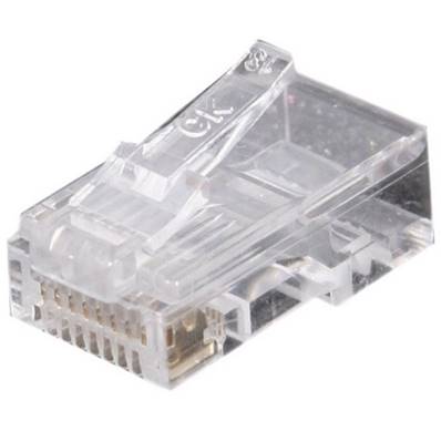 Fiche RJ45 mâle à sertir non blindée (8P8C) (sachet de 10 pièces)