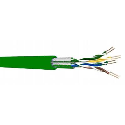 UC400S27 Câble souple cat.6 4P U/FTP 100 Ohms 400MHz LSZH vert