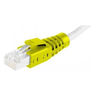 Manchons pour connecteur RJ45 -6mm-  clipsable -jaune (x10)