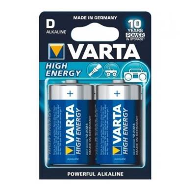 Pile alcaline Varta LR20-D 1.5V - blister de 2