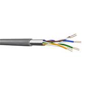 UC300S26 Câble souple cat.5e 4P F/UTP 100 Ohms 300MHz LSZH gris