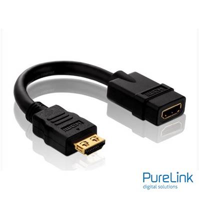 Cordon adaptateur HDMI 2.0  4K -ARC/HEC -Mâle/femelle  long. 0.10 m