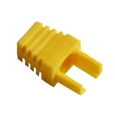 Manchons surmoulé pour RJ45 jaune