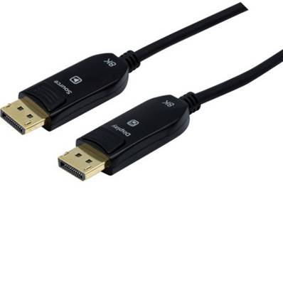 Cordon DisplayPort mâle/mâle 1.4 8K hybride - 10m