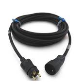 Rallonge secteur HO7RNF Titanex 3G2.5mm² 10/16A M/F noir 100m