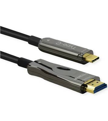 Cordon de 30m USB-C mâle vers HDMI mâle (AOC), 4K UHD