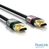 Cordon HDMI High Speed Ethernet verrouillable ULS-souple -4K- 1m