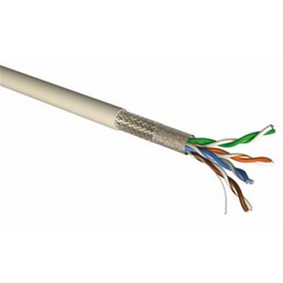 Câble rigide cat.5e 4P AWG24 F/UTP 100 Ohms 100MHz LSZH gris