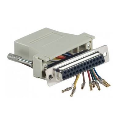 Adaptateur SUBD25 femelle vers RJ45 femelle (vis longues)