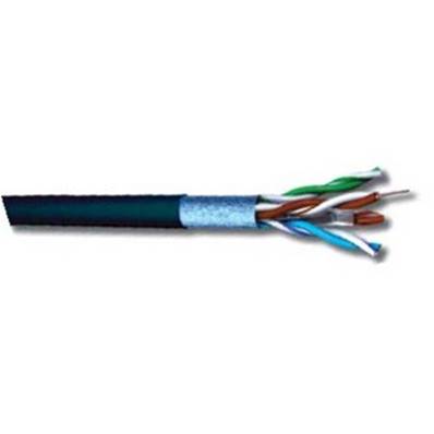 CX64PE Câble rigide cat.6 4P F/UTP 100 Ohms 350MHz PE noir