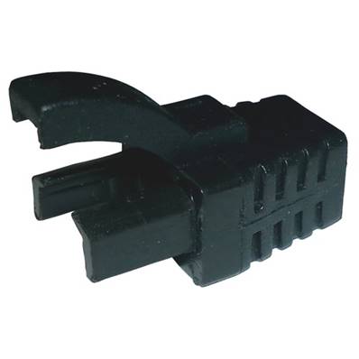 Manchon Snagless pour RJ45 6mm (x100) - noir