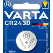 Pile lithium Varta CR2430 3V - blister de 1