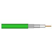 1.6/7.3 AF Câble coaxial DRAKA 75 Ohms 107m à 12Gb/s PVC vert Ø 10,30