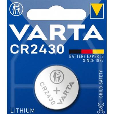 Pile lithium Varta CR2430 3V - blister de 1