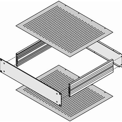 Capot supérieur ou inférieur perforé profondeur 280mm