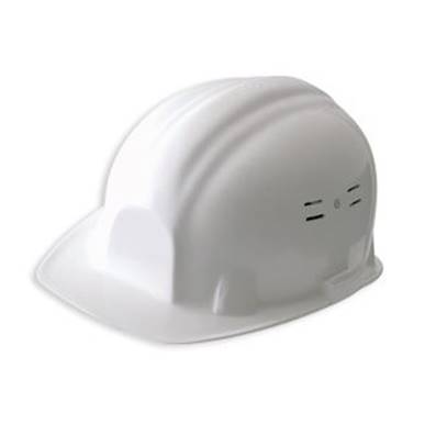 Casque de chantier blanc